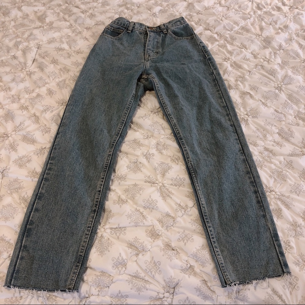 High waist mom jeans